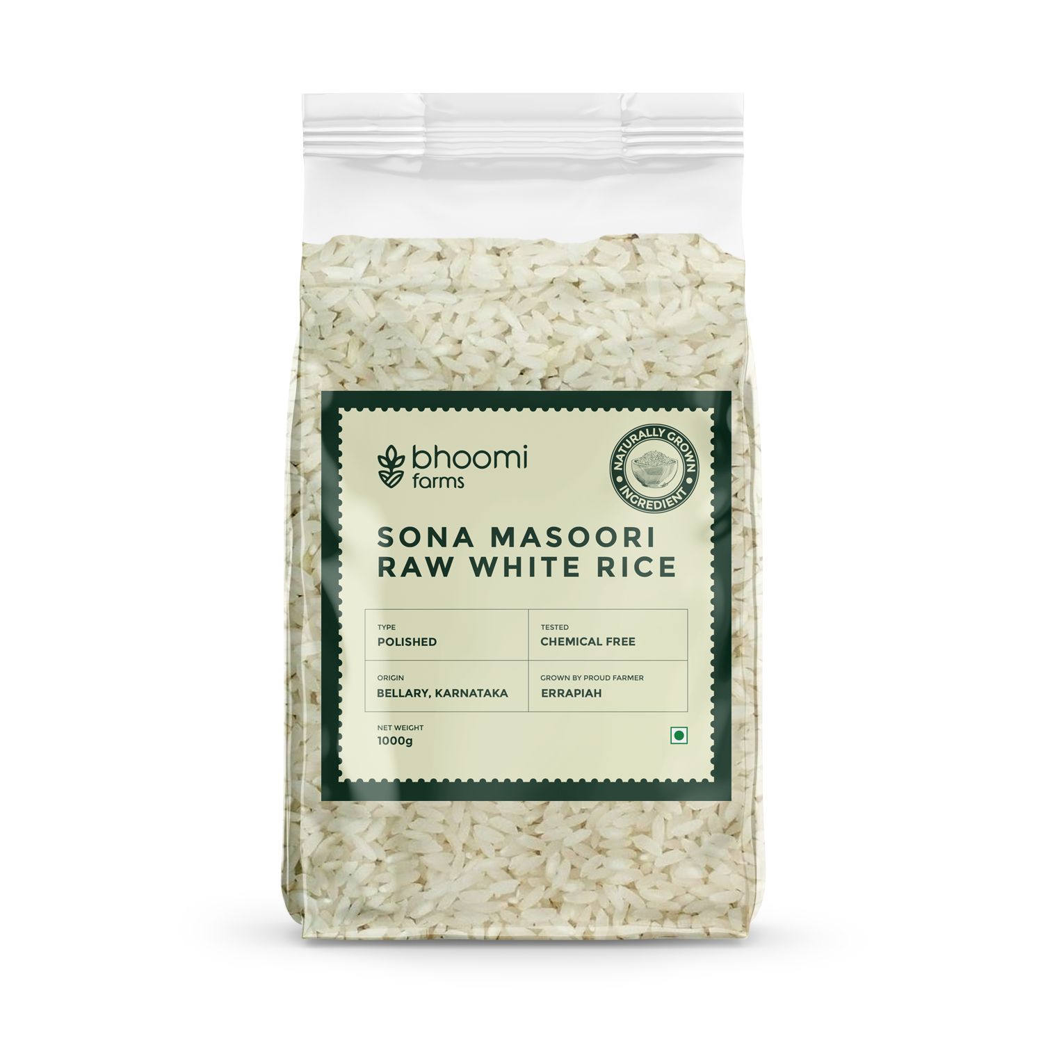 Sona Masoori Raw White Rice