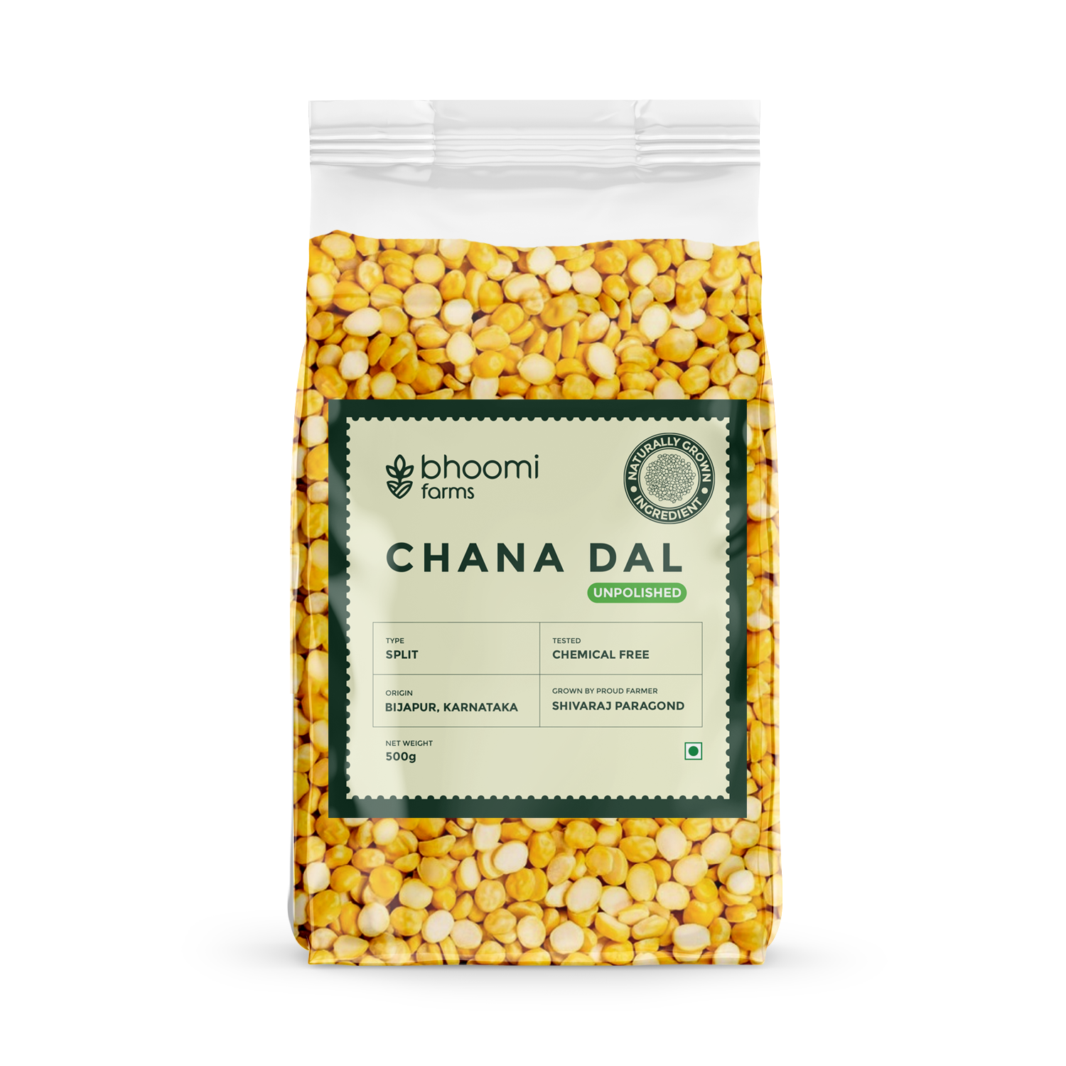 Organically grown Chana Dal